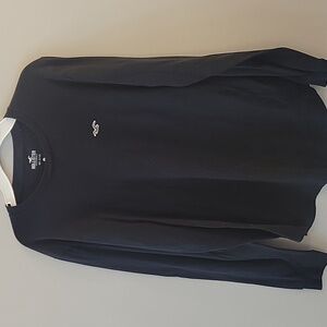 Hollister black long-sleeved tee soft cotton mens small